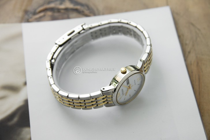 Đồng hồ Citizen EW3254-87A thời trang, dây demi sang trọng - Ảnh 5