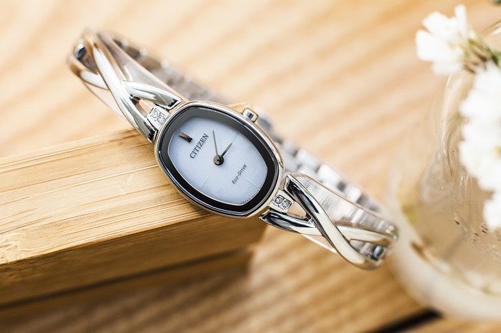 Đồng hồ Eco-Drive Citizen EX1410-88A năng lượng ánh sáng - Ảnh 2