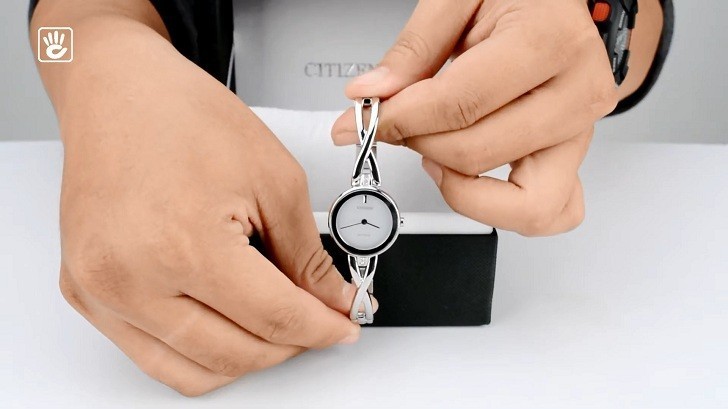 Đồng hồ nữ Citizen EX1420-84A bộ máy năng lượng ánh sáng - Ảnh 4