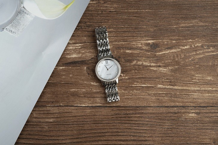 Đồng hồ nữ Citizen EX1480-82D bộ máy năng lượng ánh sáng - Ảnh 1