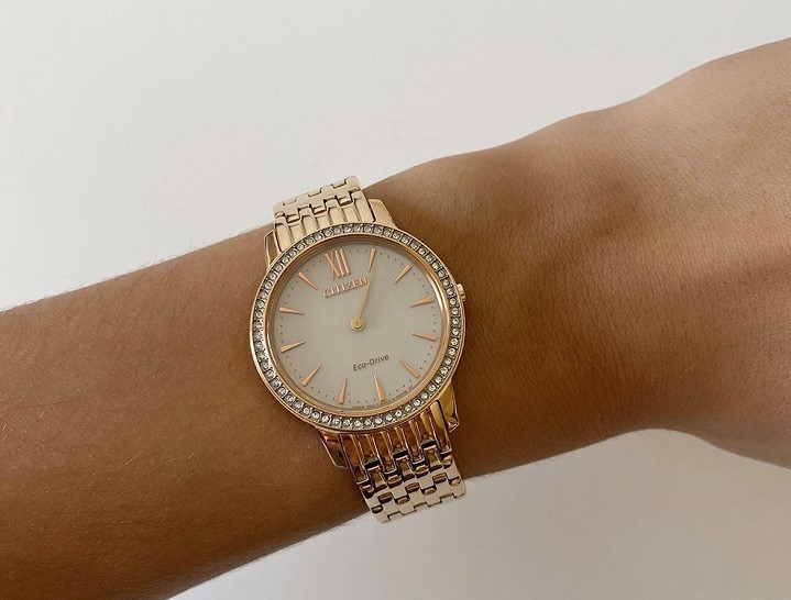 Đồng hồ nữ Citizen EX1483-84A bộ máy năng lượng ánh sáng - Ảnh 4