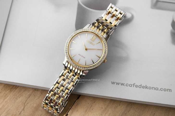 Đồng hồ nữ Citizen EX1484-81A bộ máy năng lượng ánh sáng - Ảnh 1