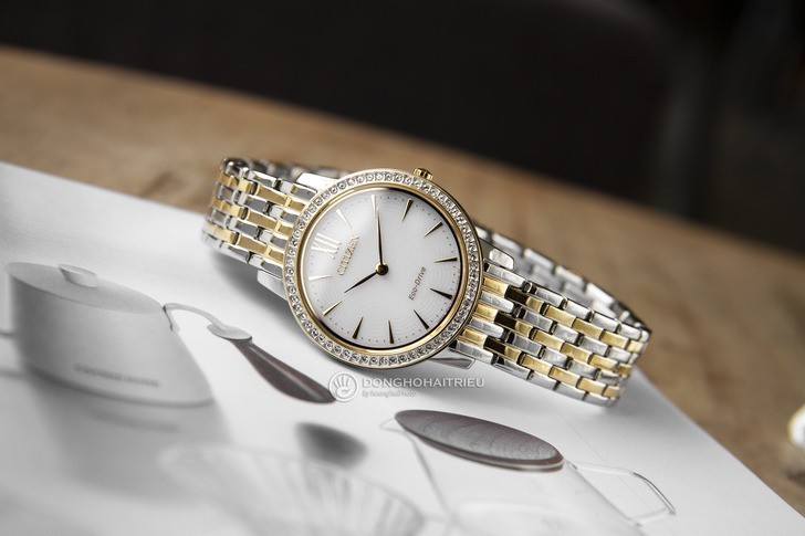 Đồng hồ nữ Citizen EX1484-81A bộ máy năng lượng ánh sáng - Ảnh 2