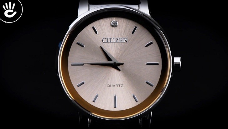 Đồng hồ Citizen EZ6370-56X mặt nhỏ, giá rẻ, đính pha lê - Ảnh: 3