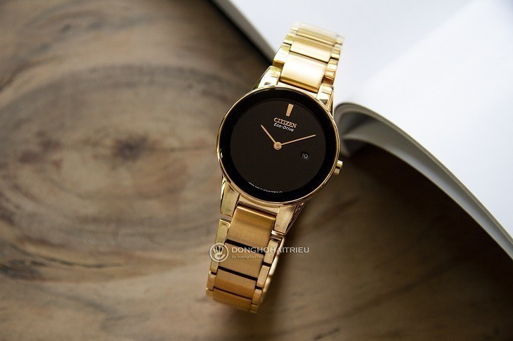 Đồng hồ nữ Citizen GA1052-55E bộ máy năng lượng ánh sáng - Ảnh 1