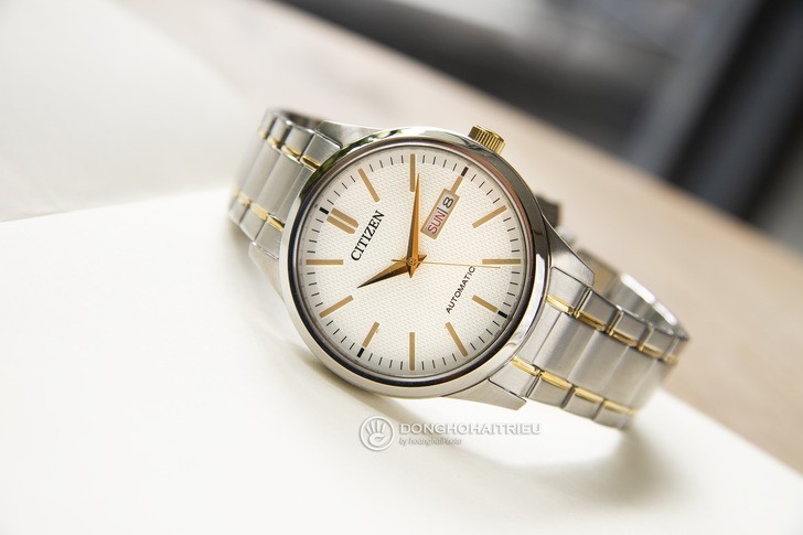 Đồng hồ nam Citizen NH7524-55A bộ máy cơ giá rẻ bất ngờ - Ảnh 2