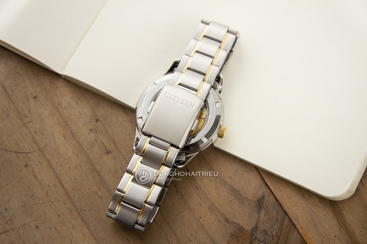 Đồng hồ nam Citizen NH7524-55A bộ máy cơ giá rẻ bất ngờ - Ảnh 5
