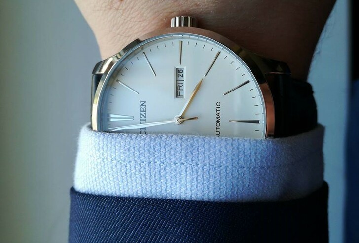 Đồng hồ Citizen NH8350-08B automatic, trữ cót lên 40 giờ - Ảnh 5