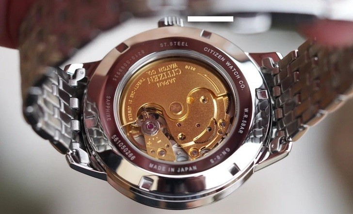 Đồng hồ Citizen NJ0080-50E cơ, máy inhouse lắp ráp tại Nhật Bản - Ảnh: 5