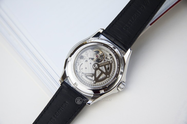 Đồng hồ Citizen NP1010-01L: Thiết kế lộ tim, máy cơ Nhật Bản - Ảnh 5