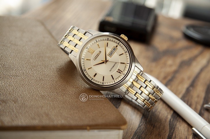 Đồng hồ Citizen NY4056-58P automatic, trữ cót đến 40 giờ - Ảnh 1