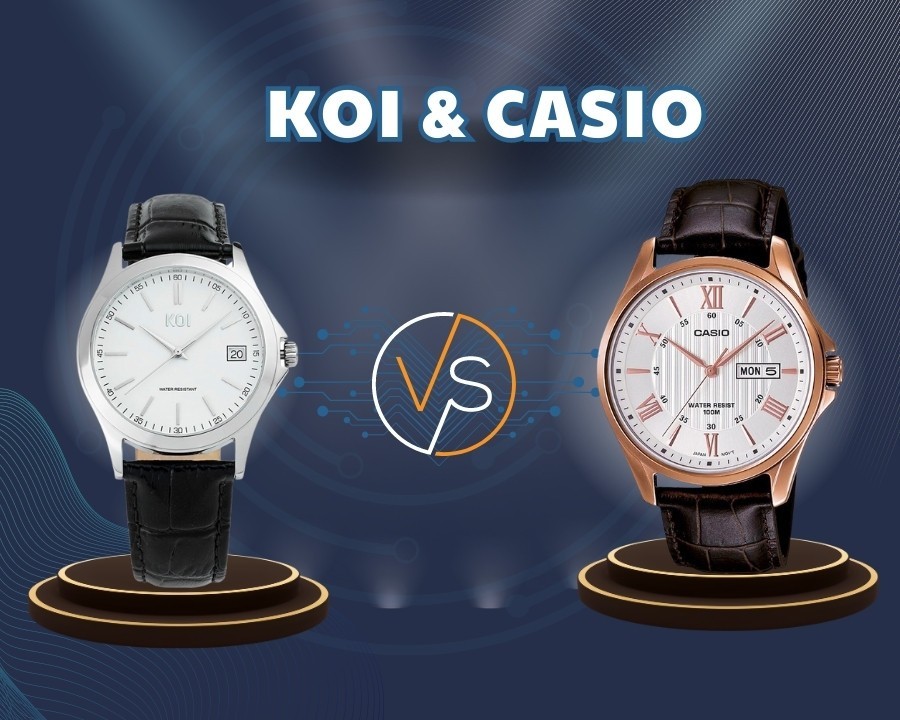 So sánh đồng hồ KOI và Casio