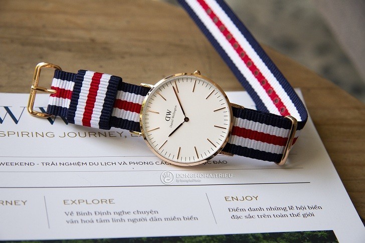 Đồng hồ nữ Daniel Wellington DW00100002 thay pin miễn phí - Ảnh 3