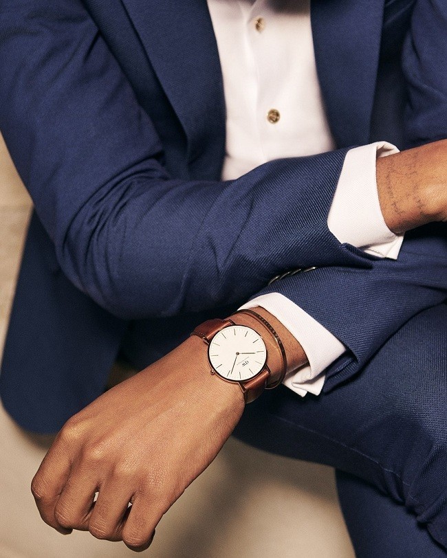 Đồng hồ nam Daniel Wellington DW00100006 thay pin miễn phí - Ảnh 4