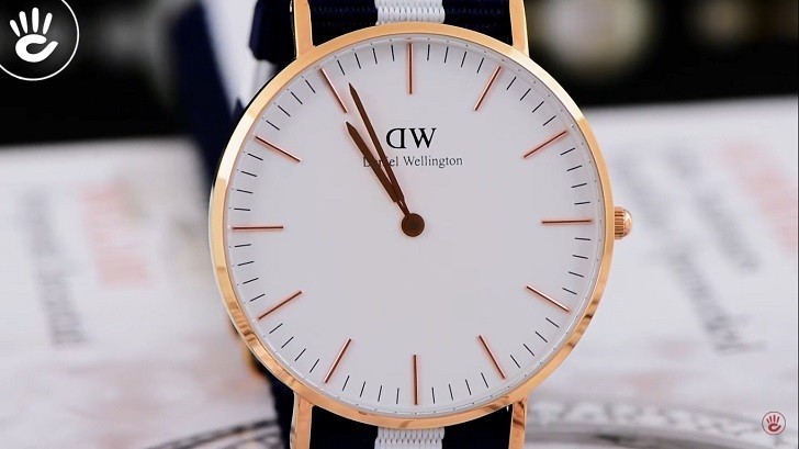 Đồng hồ Daniel Wellington DW00100031 thiết kế dây vải năng động - Ảnh 3