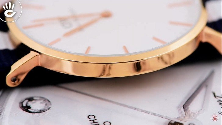 Đồng hồ Daniel Wellington DW00100031 thiết kế dây vải năng động - Ảnh 5