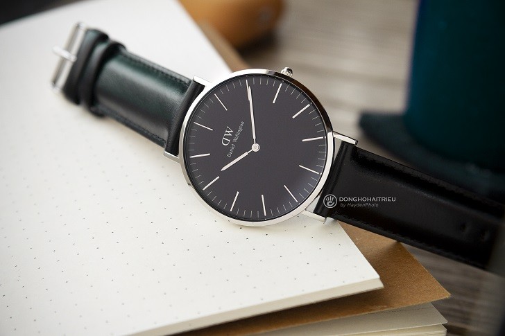 Đồng hồ nam Daniel Wellington DW00100133 siêu mỏng, dây da - Ảnh 2