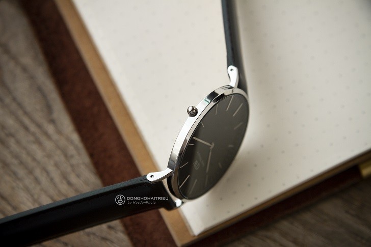 Đồng hồ nam Daniel Wellington DW00100133 siêu mỏng, dây da - Ảnh 5