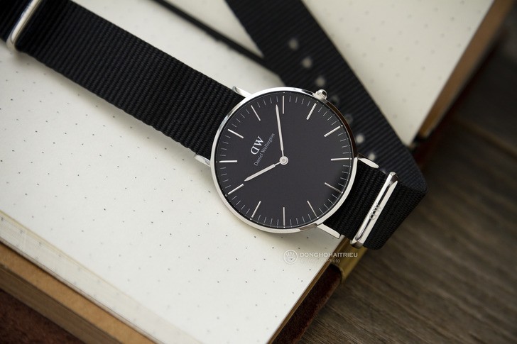 Đồng hồ nữ Daniel Wellington DW00100151 dây vải trẻ trung - Ảnh 5