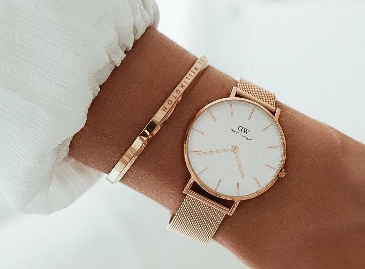 Đồng hồ nữ Daniel Wellington DW00100163 thay pin miễn phí - Ảnh 1