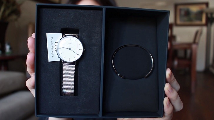 Đồng hồ Daniel Wellington DW00100164 giá rẻ, dây lưới - Ảnh: 1