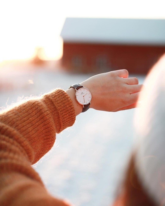 Đồng hồ nữ Daniel Wellington DW00100242 thay pin miễn phí - Ảnh 2