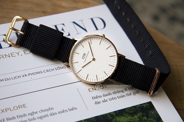 Đồng hồ nữ Daniel Wellington DW00100259 thay pin miễn phí - Ảnh 1