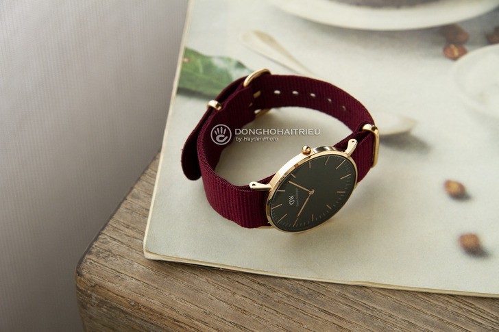 Đồng hồ Daniel Wellington DW00100273 giá rẻ, dây vải Nato - Ảnh 5