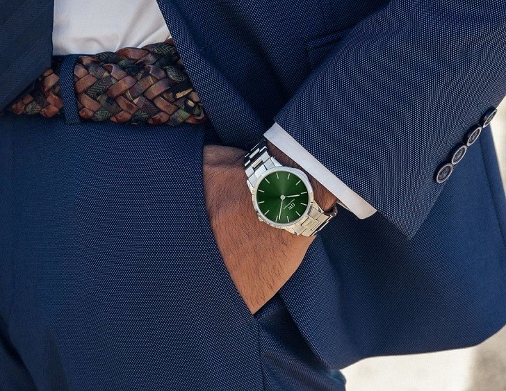 Đồng hồ Daniel Wellington DW00100427: Mặt số xanh quyến rũ - Ảnh 4