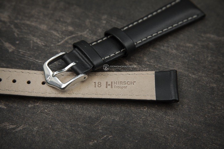 Dây da Hirsch Trooper - Da bê thật 100%, chịu nước, hạn chế mùi hôi Ảnh 2