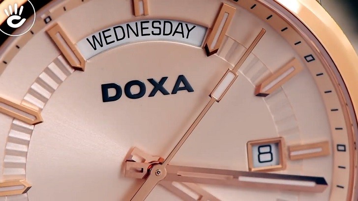 Đồng hồ Doxa D188RIY, máy cơ Thụy Sỹ, chống nước 10ATM - Ảnh: 3