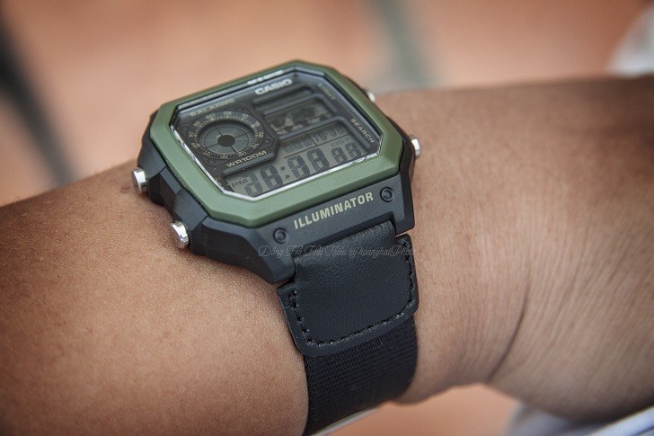Đồng hồ Casio AE-1200WHB-1BVDF quân đội, hơn 10 tính năng - Ảnh 2