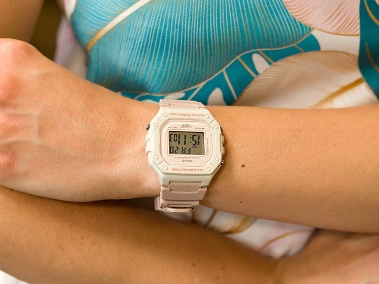 Đồng hồ Casio W-218HC-4A2VDF chính hãng 100% - Ảnh 1