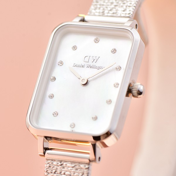 Đồng hồ Daniel Wellington Quadro DW00100580 chính hãng 100% - Ảnh 2