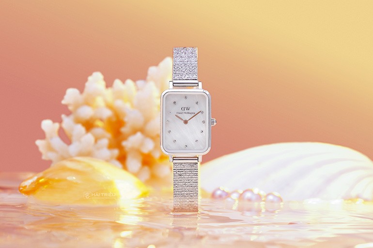 Đồng hồ Daniel Wellington Quadro DW00100580 chính hãng 100% - Ảnh 4