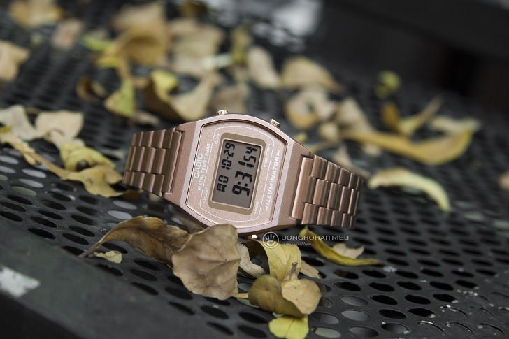 Đồng hồ điện tử Casio B640WC-5ADF mạ vàng hồng, hơn 7 tiện ích - Ảnh: 1