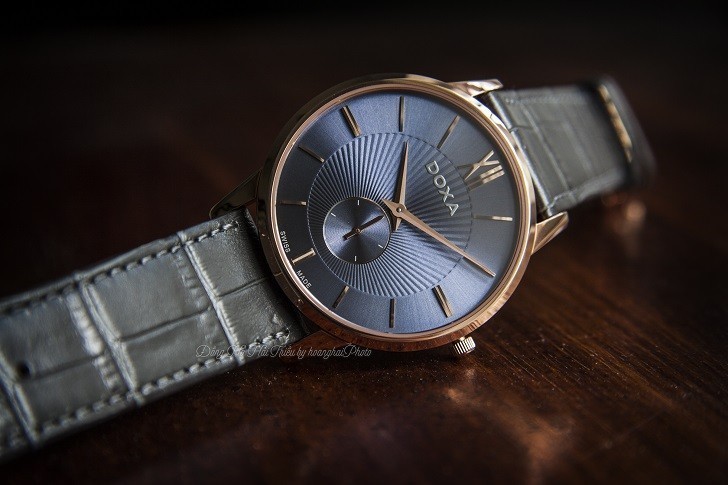Đồng Hồ Doxa D155RBL Nổi Bật Nhờ Họa Tiết Guilloche - Ảnh 6