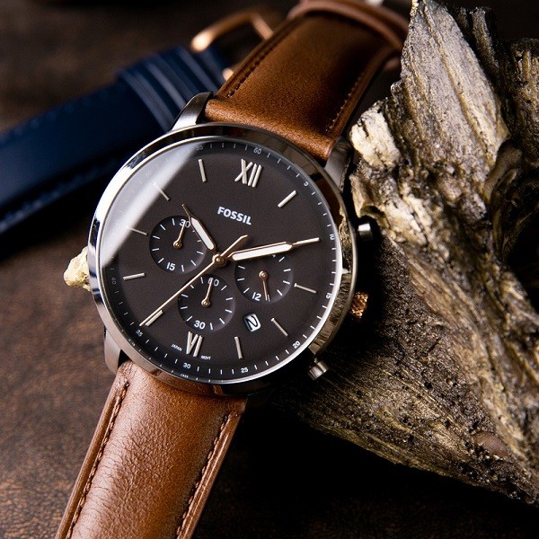 Đồng hồ Fossil FS5408 Chronograph 6 kim thể thao độc đáo - Ảnh 5