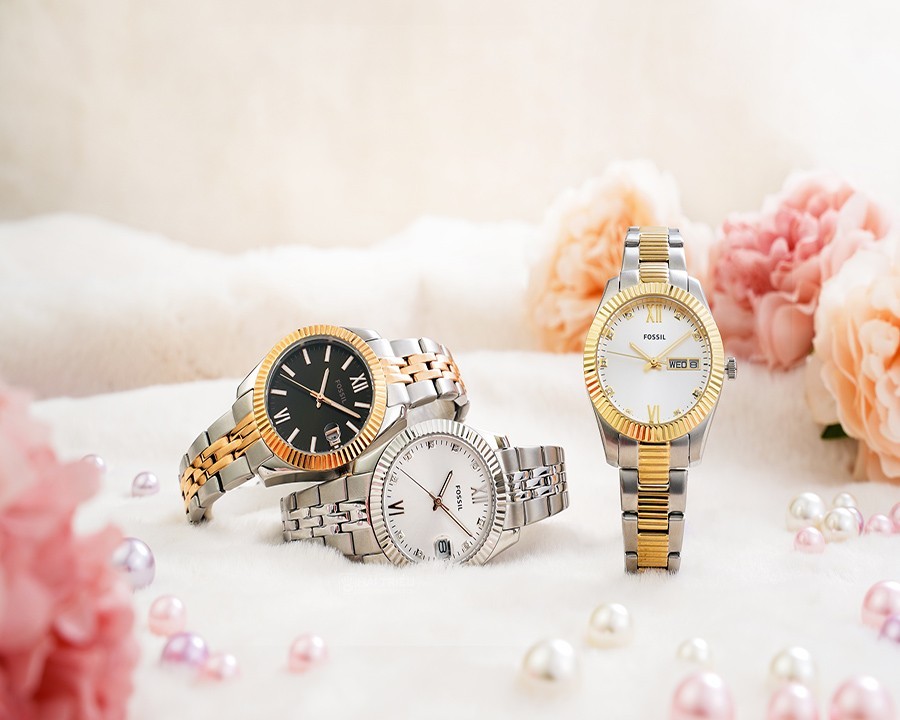 Đồng hồ Fossil Scarlette ES5198 chính hãng 100% - Ảnh 1