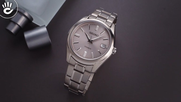 Đồng hồ Seiko Classic Titanium SUR369P1 chính hãng 100 - Ảnh 2