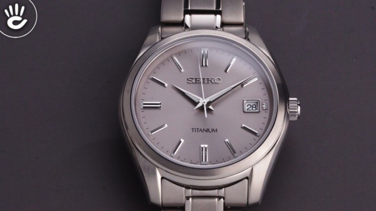 Đồng hồ Seiko Classic Titanium SUR369P1 chính hãng 100 - Ảnh 3