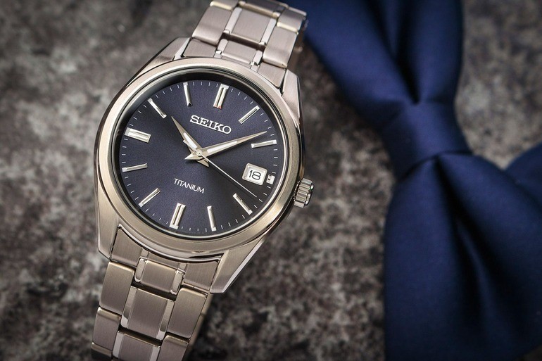 Đồng hồ Seiko Classic Titanium SUR373P1 chính hãng 100% - Ảnh 1