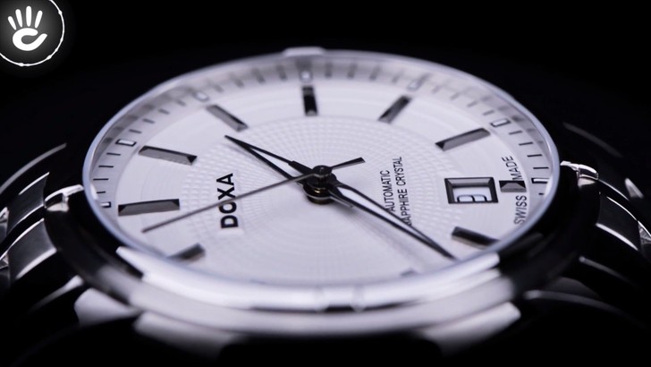 Đồng hồ Doxa D153SSV máy cơ Thuỵ Sỹ, chuẩn Swiss Made - Ảnh 3
