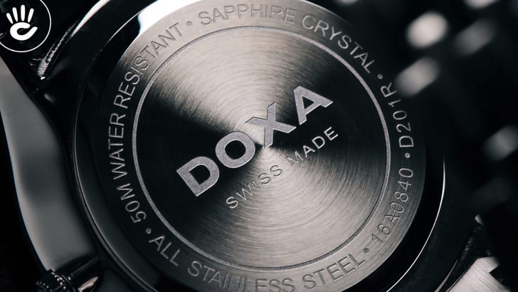 Đồng hồ Doxa D201RSV máy quartz Thuỵ Sỹ, chuẩn Swiss Made - Ảnh 7