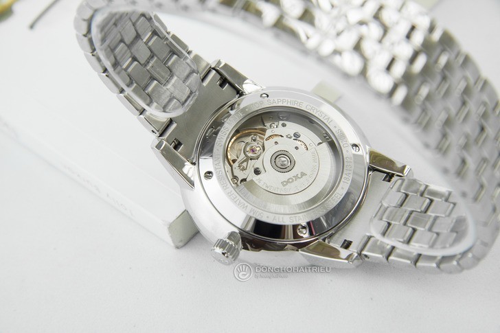 Đồng hồ nam Doxa D206SGY kính sapphire chống trầy cao cấp - Ảnh 5