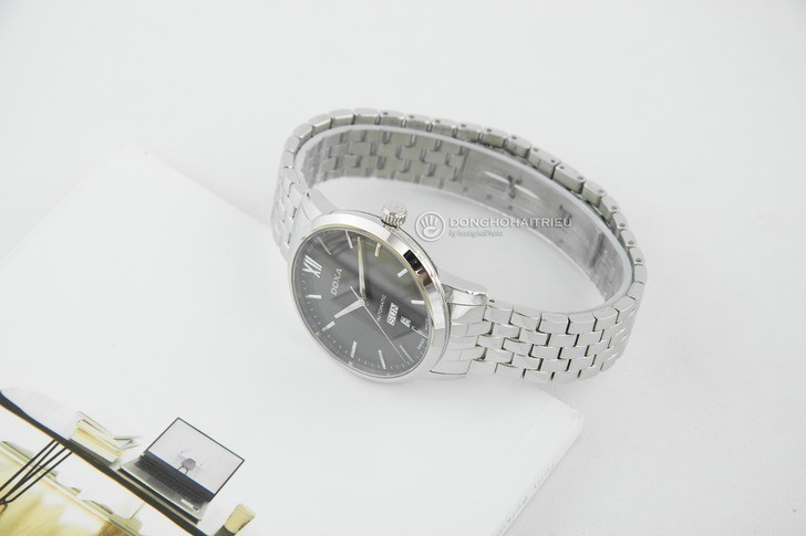 Đồng hồ nam Doxa D206SGY kính sapphire chống trầy cao cấp - Ảnh 6