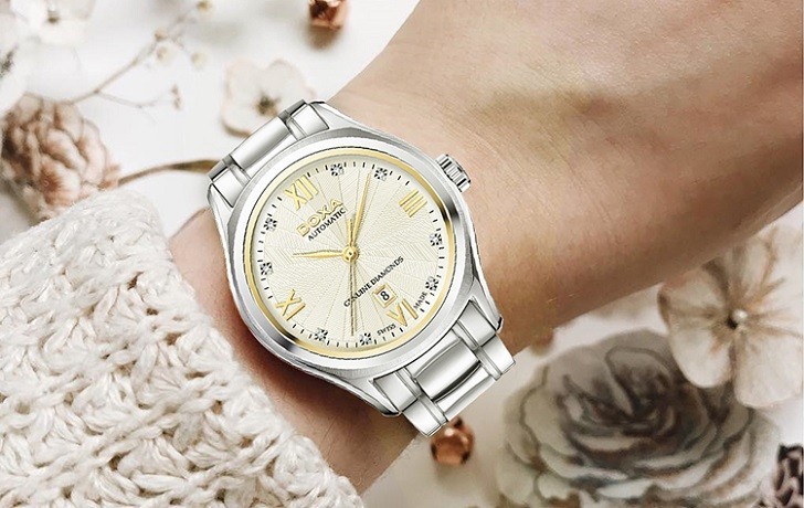 Đồng hồ Doxa D219SCM đính 8 viên kim cương, máy cơ Thụy Sĩ - Ảnh: 7