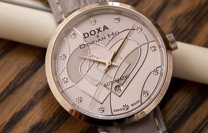 Đồng hồ Doxa D225SBU đính 12 kim cương | Collab Dorian Ho - Ảnh: 5