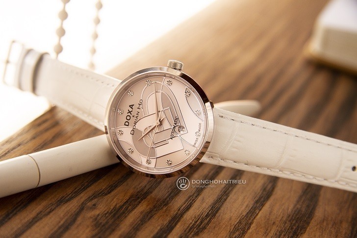 Đồng hồ Doxa D225SWH đính 12 kim cương | Collab Dorian Ho - Ảnh: 2