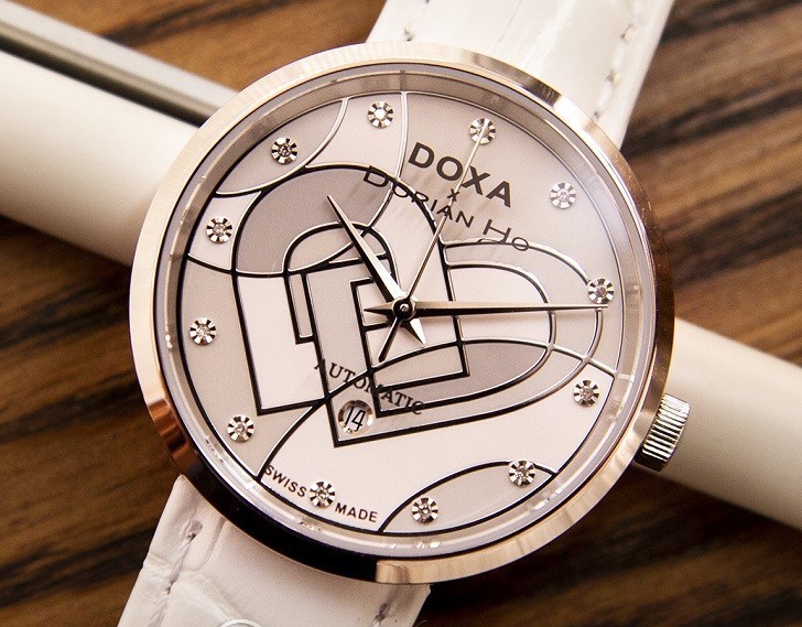 Đồng hồ Doxa D225SWH đính 12 kim cương | Collab Dorian Ho - Ảnh: 4